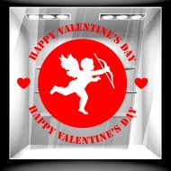 Αυτοκόλλητο βιτρίνας - Αγίος Βαλεντίνος 31